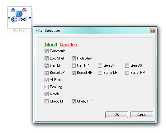 DSP parameter Information