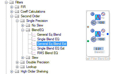 General EQ With External Blend