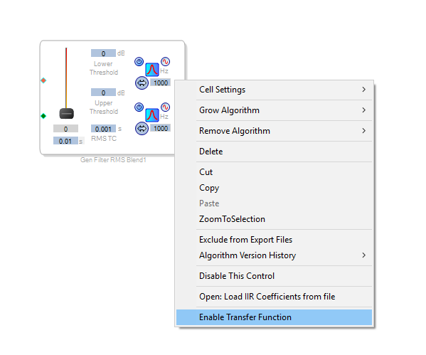 Transfer function