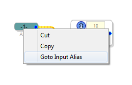 Go to Input Alias