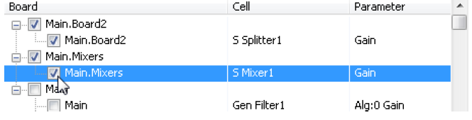 Assign Parameters